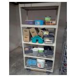 Plastic Storage Shelving Unit With Mixed Hardware & Screws