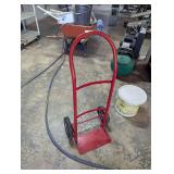 Red Metal Hand Truck