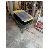 True Temper Wheelbarrow With Storage Totes