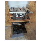Skilsaw 10" Table Saw On Workmate 400 Work Center