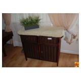 Faux Bamboo Cabinet