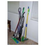 Bissell 3-In-1 Stick Vacuum, Swiffer Sweep & Vac, Mop, Broom & Sponge Mop