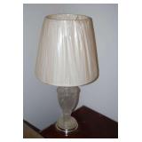 Pair Of Vintage Crystal Table Lamps