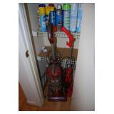 Contents Of Closet: Vacuums & Cleaning Products