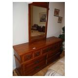 Vintage Dresser With Mirror
