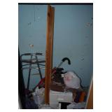 Closet Contents Lot Including Mobility Aids, Electronics, and Household Goods