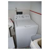 GE White Top-Load Washing Machine with Deep Fill