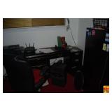 HP OfficeJet 8702 All-in-One Printer, Desk and Four Drawer Filing Cabinet