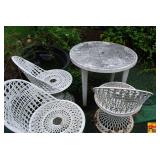 Patio Table and Three Chairs Set