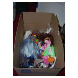 Box of Mixed Toys, Dolls, and Miscellaneous Items