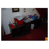 Modular Office Desk and Cabinet Unit