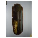Ornate Gold-Tone Framed Wall Mirror