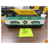K-Line K675-5205 Heinz Vinegar Closed Side Vat Car #50 O Scale Model Train Freight Car