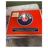 Lionel Conventional Camelback 4-6-0 Locomotive & Tender; Die-cast locomotive, body, frame, pilot, trucks & tender body
