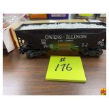 K-Line K6250 Owens-Illinois Glass Company Duraglas Sand Car with Original Box