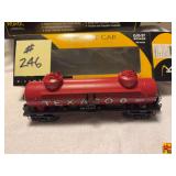 Rail King Texaco Double Dome Tank Car. O/O-27 Scale