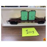 K-Line K-665501 PRR Classic Depressed Center Flat Car with 2 Transformers