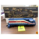 K-Line Electric Trains K2439-0256 L.I.R.R. GP38-2 Scale Diesel Engine with Original Box