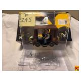Rail King PRR Speeder, Compatible with O & O-27. AC Powered. Operating Headlight. 3 Position Reversing Unit. Metal Chasis