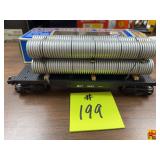 K-Line MKT 6640 O Gauge Flatcar with Pipe Load and Original Box