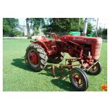 McCormick Farmall Super A Tractor with Cultivator Attachment