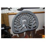 Vulcan Plow Co Evansville IND Cast Iron Tractor Seat