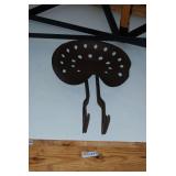 Cast Iron Tractor Seat with Mount Brackets