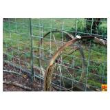 Three Metal Spoke Wheels