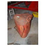 Model No. 914-Fl Empty Every Night Oily Waste Safety Can