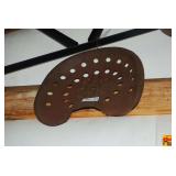 Cast Iron Tractor Seat Implement Pan
