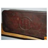 International Harvester IH Embossed Metal Tool Box