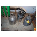 Metal Fuel Can and Farm Equipment Collection