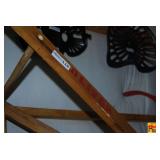Oliver Horse Drawn Walking Plow with Painted Green and Red Finish