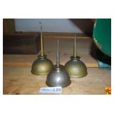 Lot of Three Metal Pump Oil Cans Including Ford Embossed Oiler