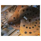 Cast Iron Tractor Seats - Lot of Three