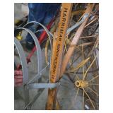 Harriman Manufacturing Co. No. 5 Spring Tooth Wood Beam Cultivator