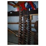 Lot of Three Metal Sickle Bar Cutter Blades for Farm Equipment