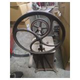 Cast Iron Hand-Crank Cream Separator with Metal Canister