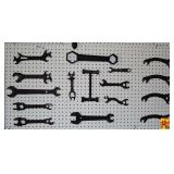 Assorted Cast Iron Farm Implement Wrenches