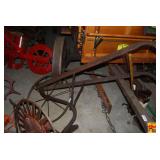 Horse-Drawn Single Bottom Plow with Steel Wheel
