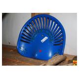 Walter A. Wood Cast Iron Implement Seat Painted Blue