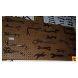 Assorted Collectible Metal Wrenches and Hand Tools