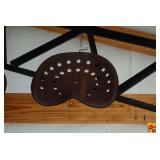 Cast Iron Tractor Seat with Perforated Pattern