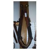Wooden and Iron Horse Hames with Brass Balls