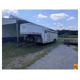 Exiss Gooseneck Horse Trailer; VIN 46CFB252XFM023583; Bill Of Sale Only