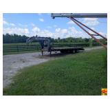 Tandem Exle Gooseneck Trailer; VIN 46AAS242395045354