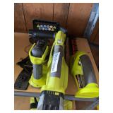 Ryobi Cordless Hedge Trimmer and Grass Shear Set