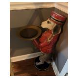 Dog Butler Statue With Serving Tray