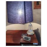 Cut Crystal Table Lamp With SwIng Arm