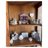 Assorted Collectibles and Glassware Display Collection